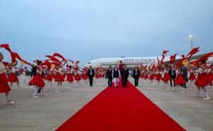 PM Narendra Modi reached China after 7 years, got a grand welcome on the red carpet
