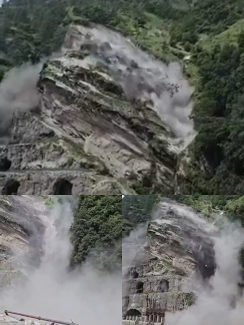 Uttarakhand Chamoli accident: Mountain debris fell on the dam site of the hydro project, many injured