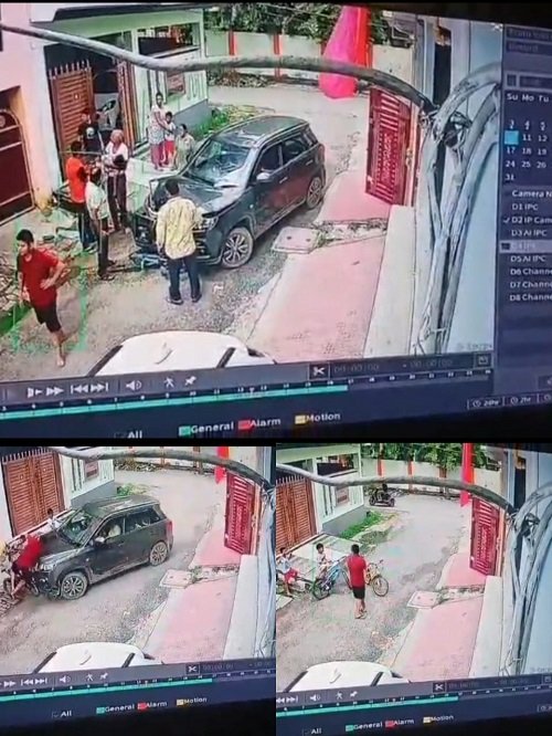 Lucknow: High speed car ran over children in Ashiana, tragic incident captured on CCTV