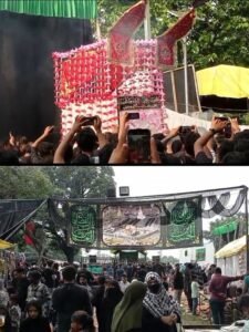 Ayodhya: Chehalum procession was taken out in rural areas with full devotion and respect, huge crowd gathered in the tradition that has been going on for 94 years