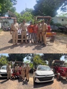 Tractor thieves busted – Hathras police achieve major success in 24 hours!