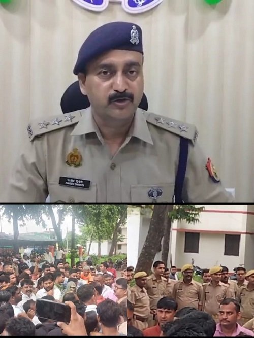 Army and police face to face in Atrauli, police station surrounded after scuffle, hundreds of villagers and army personnel arrived in support, slogans of Murdabad echoed amid tension