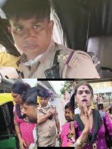 Varanasi: Traffic inspector's hooliganism, snatched auto driver's phone, broke glass, eunuchs cursed him