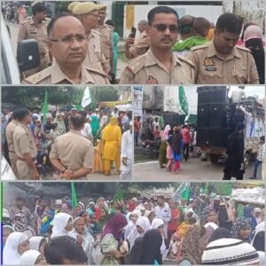 Lucknow: Barawafaat procession taken out peacefully in Hanskheda of Para police station area