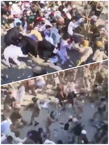 Bareilly: Huge uproar following Maulana Tauqeer's call, mob pelts stones at police