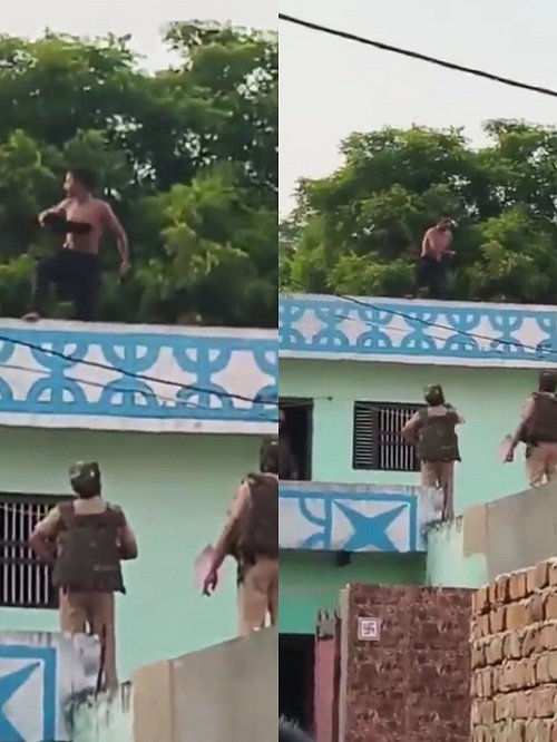 Mathura Breaking: Sunil threatened to shoot CM Yogi Adityanath by showing a pistol, arrested