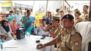 Lucknow: Women awareness campaign conducted at Charbagh bus stand under Mission Shakti 5.0.