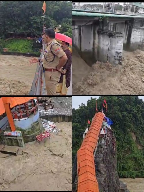 Breaking News: Garjiya Devi temple temporarily closed due to heavy rain in Ramnagar, administration on alert mode