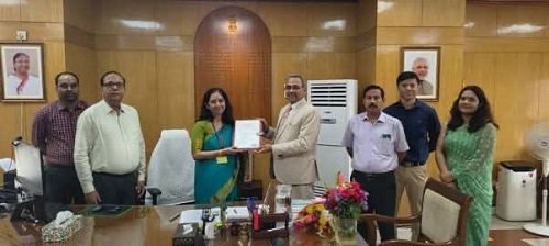Delhi: Vandana Gupta takes charge as Controller General of Communications Accounts in New Delhi.