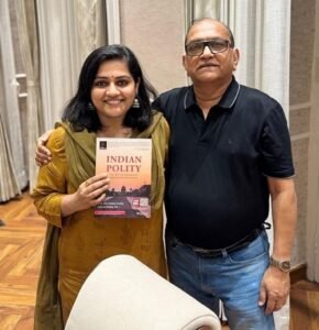 Lucknow: IAS Apoorva Dubey and Prof. Sanjay Dubey's new book "Indian Polity" released