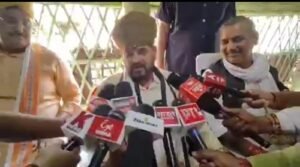 Sitapur: BJP leader and former MP Brij Bhushan Sharan Singh reached Sitapur, gave statement on Barabanki incident