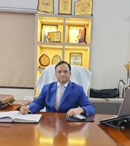 London School of Digital Business felicitates Pharmacists Federation Vice Chancellor Prof. K.P. Yadav.