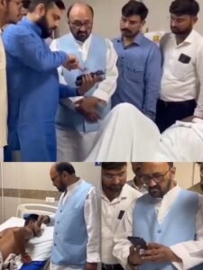 The state's Higher Education Minister reached King George Medical University, Lucknow