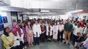 An awareness program was organized on the occasion of World Suicide Prevention Day at Dr. Ram Manohar Lohia Institute of Medical Sciences