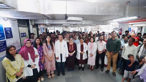 An awareness program was organized on the occasion of World Suicide Prevention Day at Dr. Ram Manohar Lohia Institute of Medical Sciences