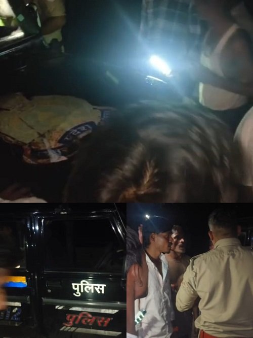 Stones were pelted on 112 PRV team which reached after getting information about the fight, PRV driver HM Ishwar Pal was injured in the attack