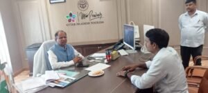 Director General Rajesh Kumar 2 took charge of the Tourism Department.