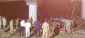 Tundla: Part of under-construction railway overbridge collapses, several workers injured