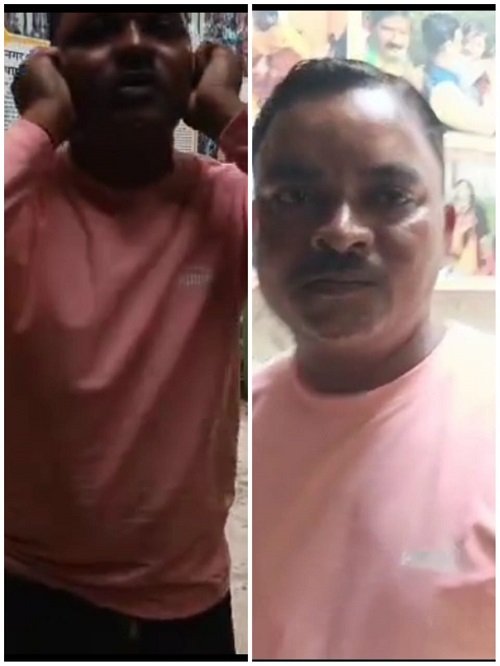 Lucknow: Criminals are in trouble under the Yogi government; the police teach a tough lesson to the man accused of assaulting a journalist!