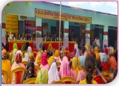 Women and girls were made aware under the Mission Shakti Phase-05 campaign in Hasanganj, Unnao.