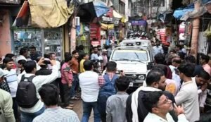 Widening work begins in Dal Mandi, heavy police force deployed