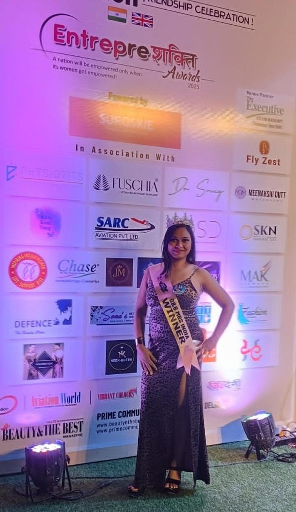 Mrs. Nimisha Sonkar was honored with the Mrs. India 2025 Award*