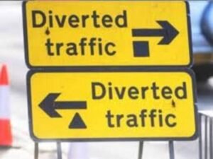 Vehicles will not go from Babatpur to Bareka for 3 hours today.