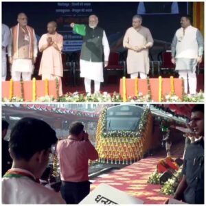 PM Modi flags off two new Vande Bharat Express trains in Varanasi