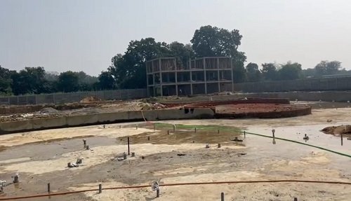 Ayodhya Dham's only water park is being built, 50% of the work is complete.