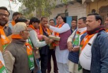 The BJP alliance's expected landslide victory in Bihar sparked celebrations in Hathras, with fireworks resonating throughout the Madhugarhi office.