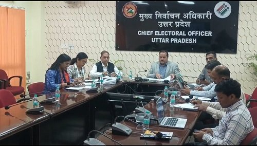Uttar Pradesh: Chief Electoral Officer holds SIR review meeting, targets 100% counting forms distribution by November 15