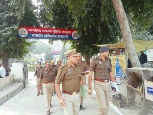 ACP Vidush Saxena conducted a surprise inspection of Sarnath Tourism Police Station.