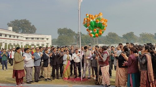 The 104th annual sports meet at KGMU began with great fanfare, showcasing tremendous enthusiasm among students and faculty.