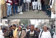 Congress workers have left from Ayodhya for the massive Congress rally to be held at Ramlila Maidan on December 14.