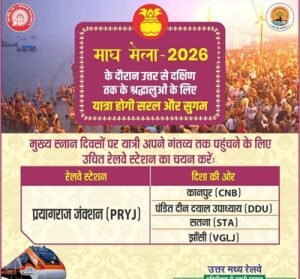 Systematic and planned operation of trains in all directions during Magh Mela-2026.