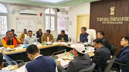 Meeting with All India OBC and SC/ST Railway Employees Association chaired by DRM