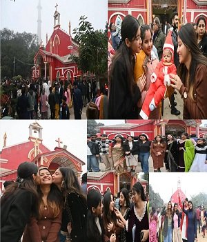 Christmas is being celebrated with great joy and fanfare at the Red Church, marking the birth of Lord Jesus.