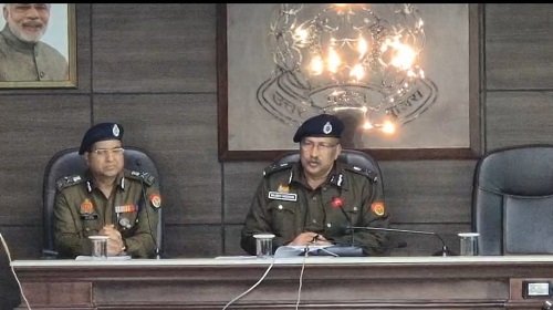 Lucknow: DGP Rajiv Krishna's press conference