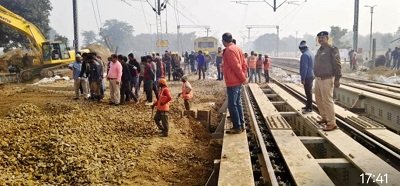 Dullahpur-Mau/Mau-Khurhat safety inspection and speed trial