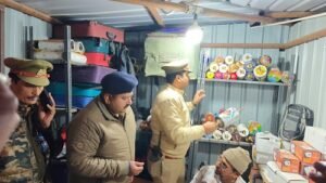 Intensive inspections of kite and kite string shops in the city before Makar Sankranti.
