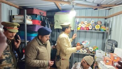 Intensive inspections of kite and kite string shops in the city before Makar Sankranti.
