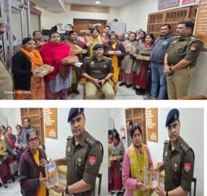 Lucknow: Chinhat police station officers recovered the stolen jewelry from the Indian Overseas Bank in Matiyari and handed over the authentic items to their owners.
