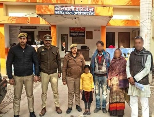 A missing girl was safely recovered and handed over to her family.