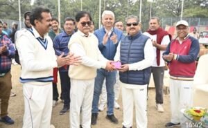 An exciting cricket match at Bareka Stadium.