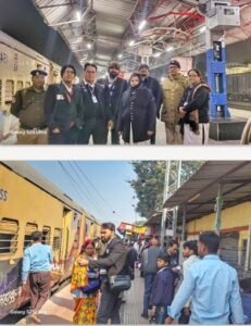 During an intensive ticket checking drive on the Chhapra Kacheri-Thawe railway section of Varanasi division, 85 passengers were caught traveling without tickets.