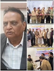 Health extravaganza in Hathras: SP Chiranjeev Nath Sinha inaugurates free health camp organized by Tota Group.