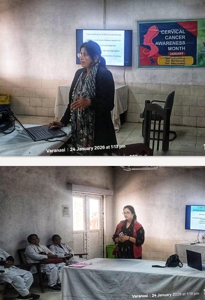 Public awareness seminar on cervical cancer at the divisional hospital.