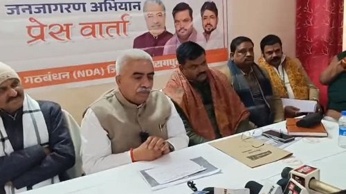 Under the Shri Ram Ji Yojana, people in rural areas will get 125 days of guaranteed employment, said Uttar Pradesh Cabinet Minister and District In-charge Rakesh Sachan to reporters.