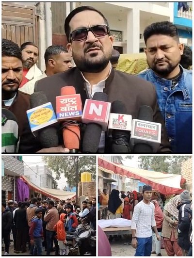 Ayodhya: The incident of rape and murder of a minor girl has sparked outrage in the district; former MLA Rushdi Mian met with the victim's family.