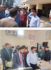 The Divisional Railway Manager of Prayagraj inspected the Barhan-Etah section and the Mahrawal-Harduaganj section.